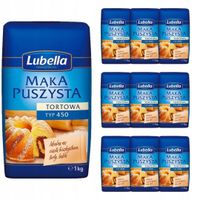 Lubella Mąka puszysta tortowa typ 450 1 kg x10 sztuk