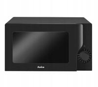 Kuchenka mikrofalowa Amica AMGF17M2B 600W 17L Timer Czarna do Podgrzewania