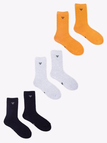 Skarpety chłopięce frotte z logo YOCLUB na kostce 3PAK 39-42 YOCLUB na Arena.pl
