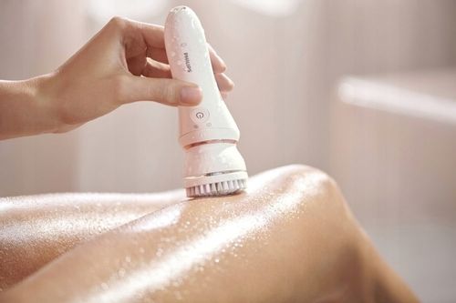 Depilator na sucho i na mokro Philips seria 8000 + 9 akcesoriów BRE740/10 na Arena.pl