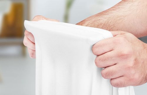 Pokrowiec na stolik koktajlowy BIAŁY 80 cm na Arena.pl