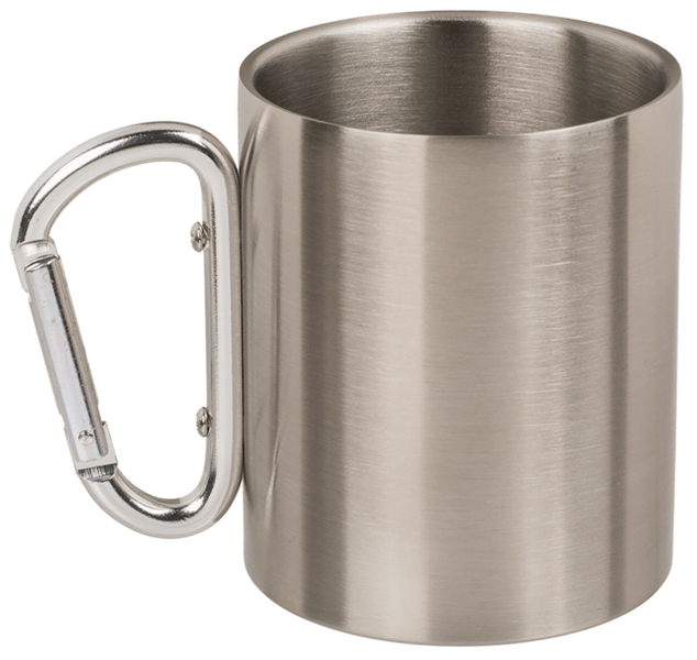 Stalowy Kubek Turystyczny z Karabińczykiem - Las zdjęcie 2