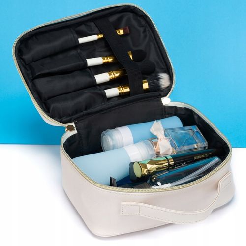 Kosmetyczka kuferek PETERSON damska idealna na podróż z uchwytem na Arena.pl