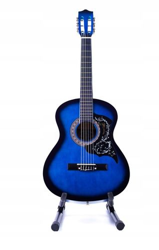 GITARA KLASYCZNA AKUSTYCZNA 3/4 DLA POCZĄTKUJĄCYCH Z PŁYTKĄ na Arena.pl