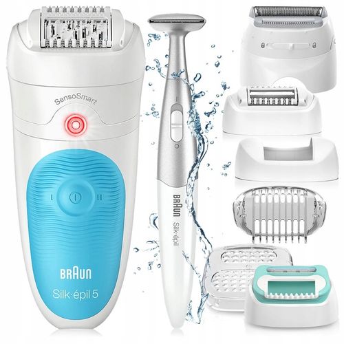 DEPILATOR BRAUN Silk-epil 5 5/810 SensoSmart+ GOLARKA DAMSKA+ TRYMER na Arena.pl