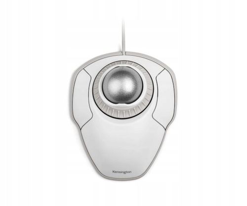 Mysz Trackball przewodowy Kensington Orbit pierścień przewijania USB Biały na Arena.pl