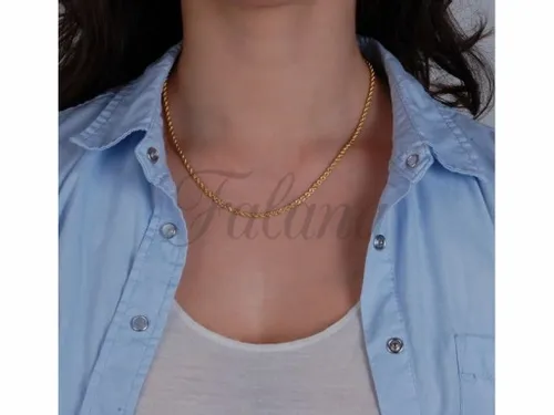 ZŁOTY ŁAŃCUSZEK PRÓBY 585 SZNUREK gl026 - 45 cm na Arena.pl