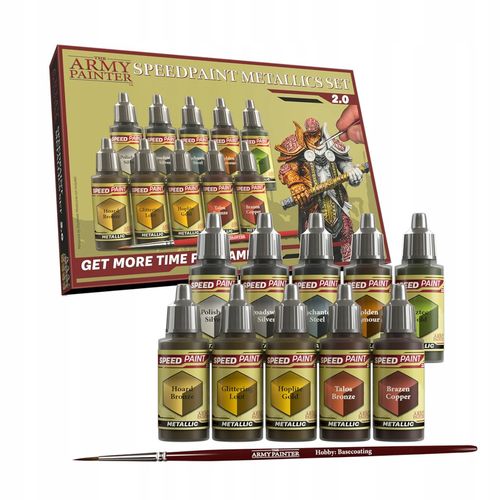 The Army Painter: Speedpaint 2.0 - Metallics Set na Arena.pl