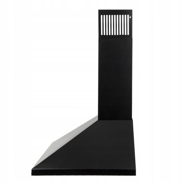 CZARNY POCHŁANIACZ OKAP KUCHENNY KOMINOWY ŚCIENNY MAAN MIX 50 CM FILTR LED zdjęcie 6