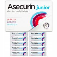 Asecurin Junior dla niemowląt i dzieci, 10 sasz.