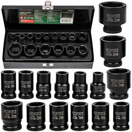 ZESTAW NASADKI UDAROWE NASADOWE DO KLUCZ PNEUMATYCZNY 1/2'' 10-32MM na Arena.pl