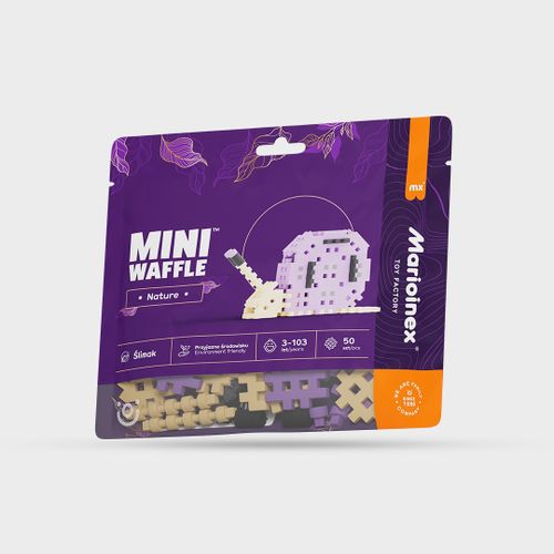 Klocki Mini Waffle Nature - Ślimak 50 Elementów na Arena.pl