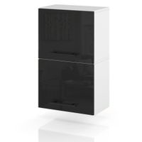 Szafka Kuchenna Wisząca Klapowa Modułowa 40cm Spremium Czarny Połysk