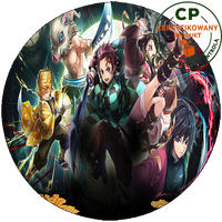 Opłatek waflowy na tort - Demon Slayer - Miecz zabójcy demonów