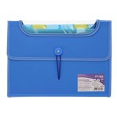 TECZKA PP A4 Z 6 PRZEKŁADKAMI NIEBIESKA STRIGO