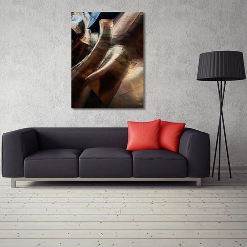 Obraz na płótnie - Canvas, Fałdy blachy 30x40 na Arena.pl