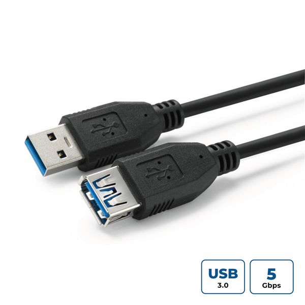 MicroConnect USB3.2 Gen 1  A-A 3m M-F, zdjęcie 1