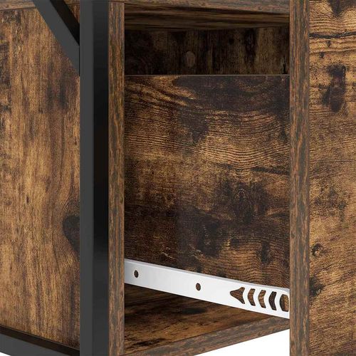 Szafka Nocna z szufladą 2 pcs Wędzony dąb 40 x 31 x 60 cm na Arena.pl