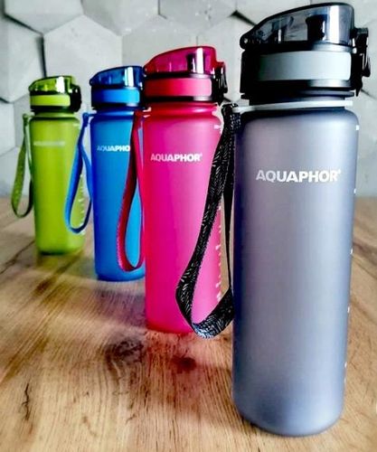 Butelka filtrująca Aquaphor City z 3 filtrami granatowa na Arena.pl