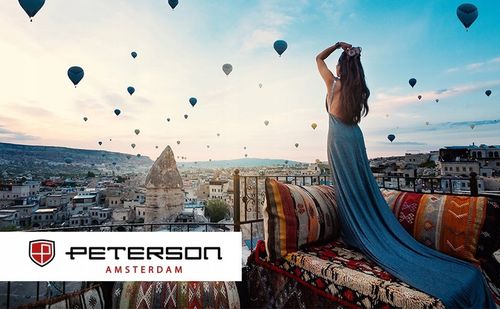 PETERSON mała walizka na kółkach twarda podróżna torba bagaż ABS na Arena.pl