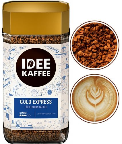Idee Coffee Gold kawa rozpuszczalna średnio palona 200g na Arena.pl