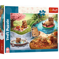 ND01_272310 PUZZLE 300 Cztery pory roku z kapibar