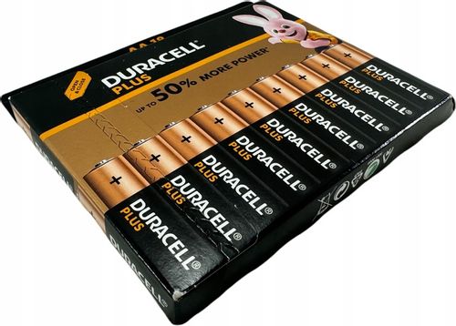 Bateria alkaliczna Duracell Plus AA LR6 MN1500 18 sztuk ORYGINAŁ na Arena.pl
