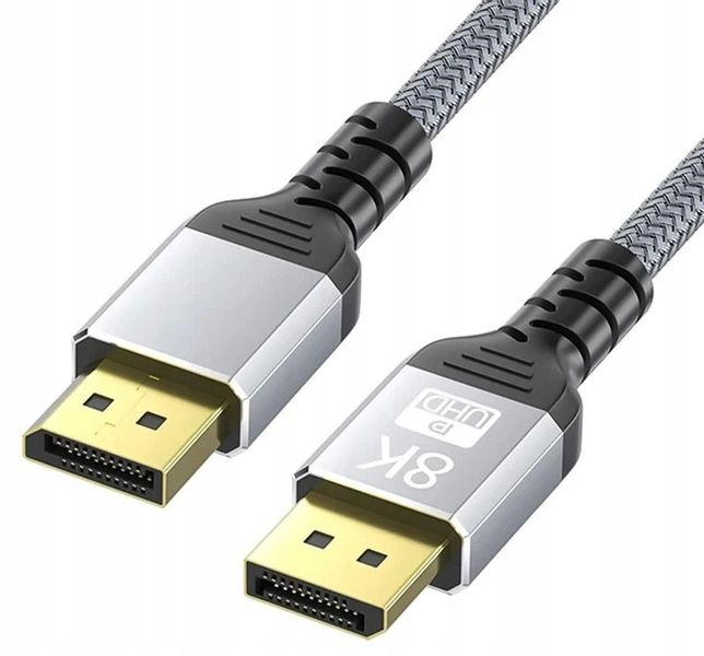 ELINK-W KABEL DISPLAYPORT DISPLAY PORT 1.4 DP-DP 8K@60Hz UHD 32,4Gbps 1,5M zdjęcie 3
