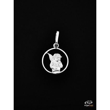 SREBRNY MEDALIK Z ANIOŁKIEM SREBRO PRÓBY 925 na Arena.pl