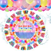 Balony na wodę bomby wodne zestaw 555 sztuk szybkie napełnianie 10-15cm