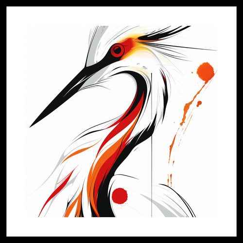 Plakat 30x30cm Bocian na Arena.pl