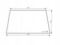 szyba przednia - przód ciągnika URSUS 35-12, 3512 kabina Kunów