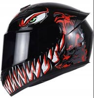 KASK MOTOCYKLOWY INTEGRALNY SZCZĘKOWY GIKE ROZMIAR L 59-60CM BEZPIECZNY PRO