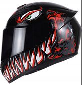 KASK MOTOCYKLOWY INTEGRALNY SZCZĘKOWY GIKE ROZMIAR L 59-60CM BEZPIECZNY PRO