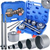 ZESTAW OTWORNIC DO BETONU SDS MAX SDS PLUS 9 EL BLACK TOOLS PREMIUM