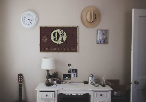 Harry Potter Hogwarts Express 9 3/4 - obraz na płótnie 60x80 cm na Arena.pl