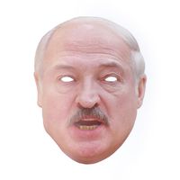 maska papierowa aleksandr łukaszenka białoruś