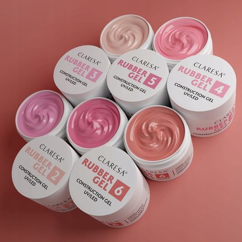 Żel budujący Claresa Rubber Gel 3 gęsty żel do budowania paznokci 45g na Arena.pl