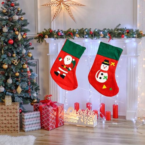 SKARPETA SKARPETY NA PREZENTY ŚW. MIKOŁAJA DEKORACJA MIX na Arena.pl