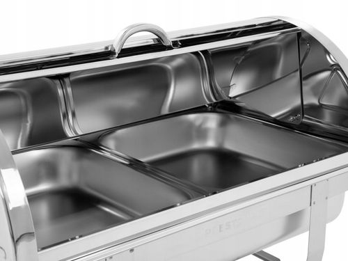 PODGRZEWACZ GN 1/2 DO POTRAW GASTRONOMICZNY 2X4 L ROLL-TOP INOX PRESTONA na Arena.pl