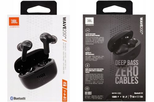 SŁUCHAWKI BEZPRZEWODOWE JBL BLUETOOTH DOKANAŁOWE na Arena.pl