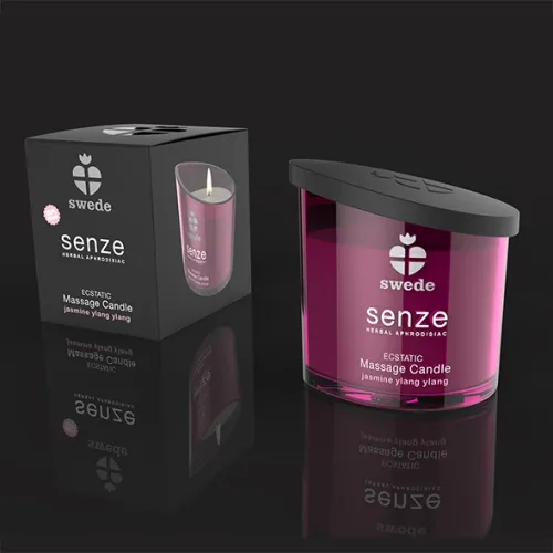 swede senze ecstatic świeca do masażu 50ml - jaśmin i ylang ylang na Arena.pl