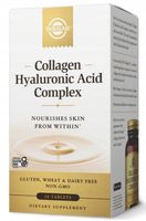 SOLGAR KWAS HIALURONOWY KOLAGEN KOMPLEKS 30 tabletek WITAMINA C SKÓRA