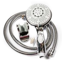 ZESTAW PRYSZNICOWY SŁUCHAWKA START-STOP WĄŻ UCHWYT