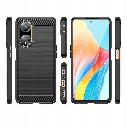 Spacecase Carbon Oppo A98 5G Black na Arena.pl