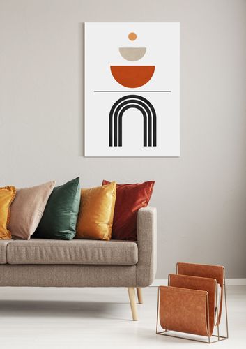 Plakat geometria boho styl 70x100 cm na Arena.pl