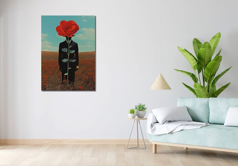 Obraz 70x100cm Obserwator zza Maku zdjęcie 2