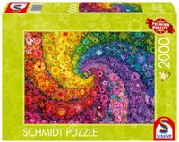 PUZZLE PQ 2000 KOLOROWY WIR KWIATÓW I MOTYLI G3