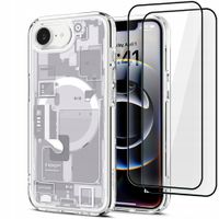 2 x SPIGEN ULTRA HYBRID ETUI CASE MAGSAFE DO IPHONE 16E ZERO ONE + 2-PAK SZ
