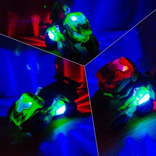 AUTO ROBOT DINOZAUR ZMIENIA JEŹDZI GRA ŚWIECI LED na Arena.pl